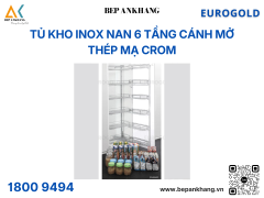Tủ kho inox nan 6 tầng cánh mở EG80645S (EKG11645) – Eurogold
